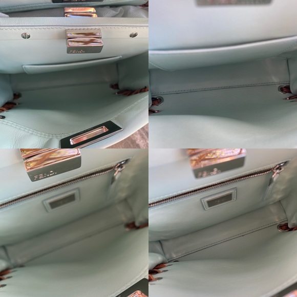 SOLD Fendi RARE Nappa Ribbon Lace Up Peekaboo Iconic Satchel - Picture 13 of 16